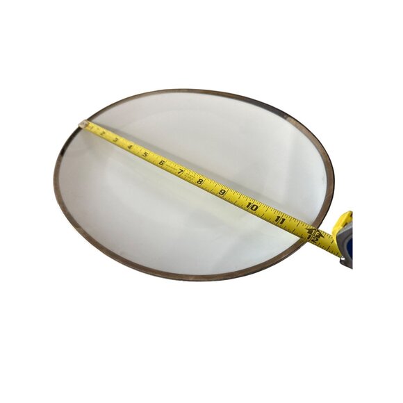 Sango Fine China Pallas Pattern 12 Inch Serving Platter Silver Rim Dinnerware - Picture 4 of 5